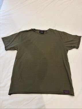 Scotch & Soda Olive Green Short-Sleeve Crewneck Tee